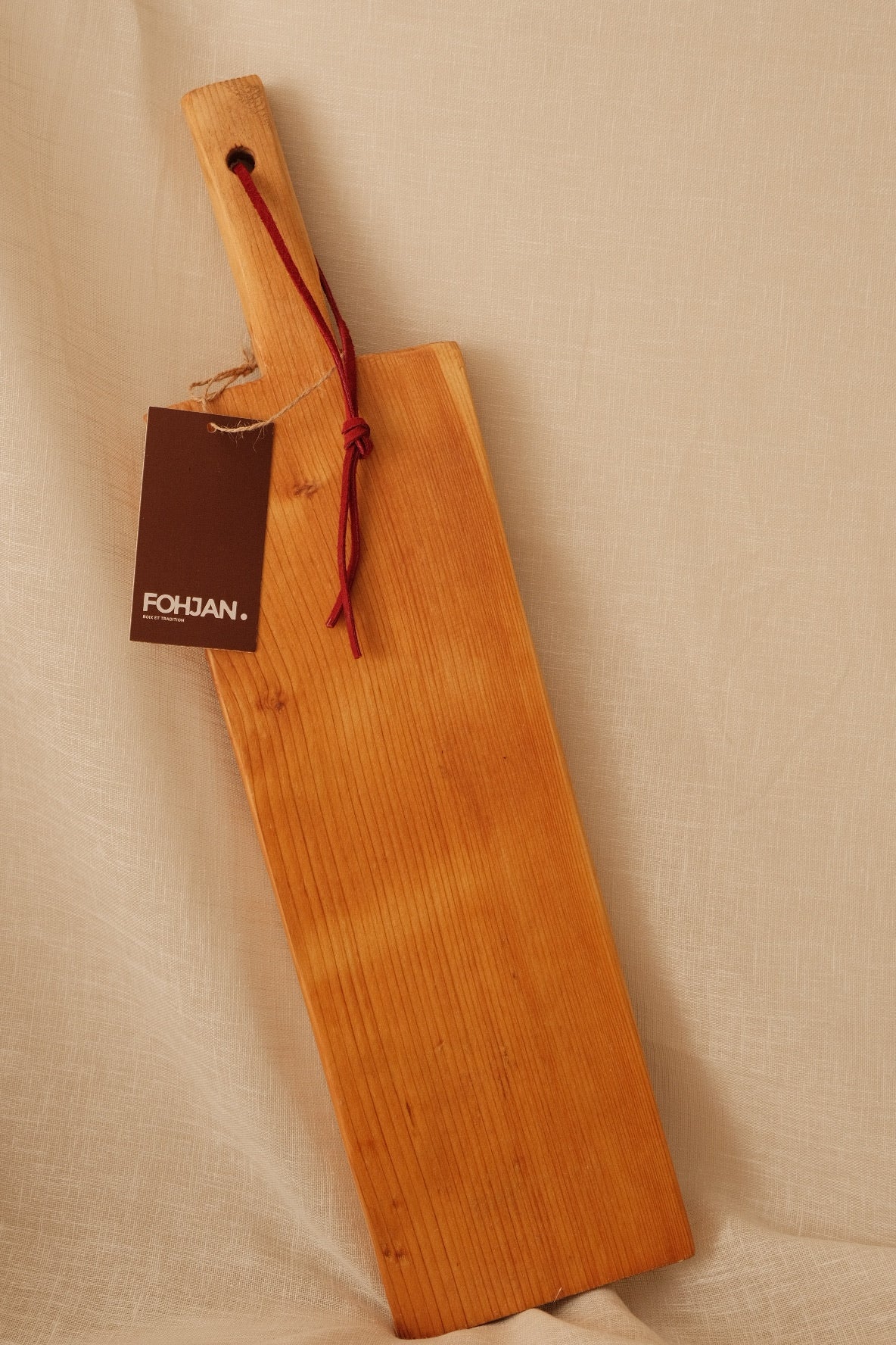 Planche en bois de présentation