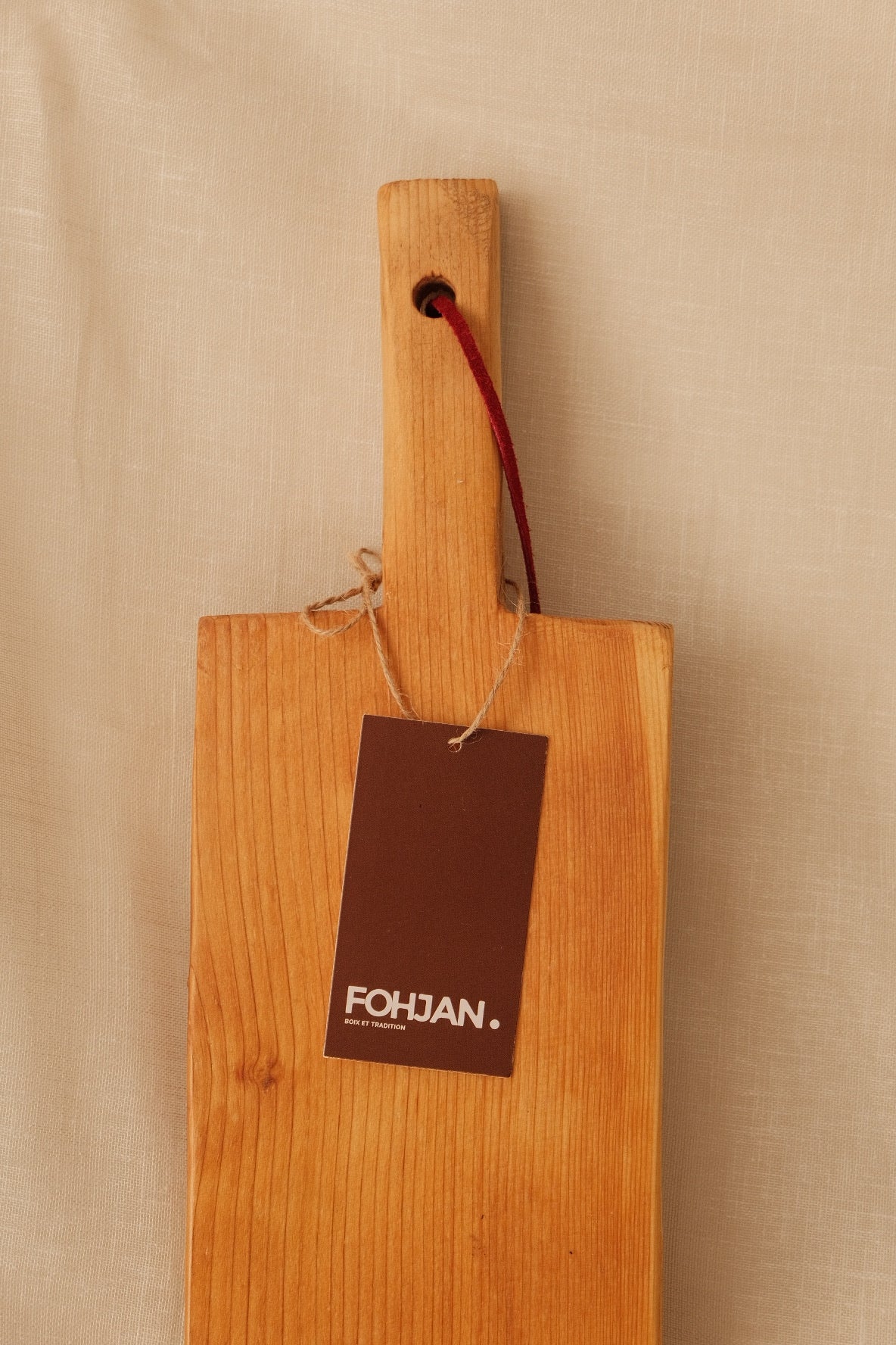 Planche en bois de présentation