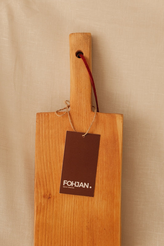 Planche en bois de présentation